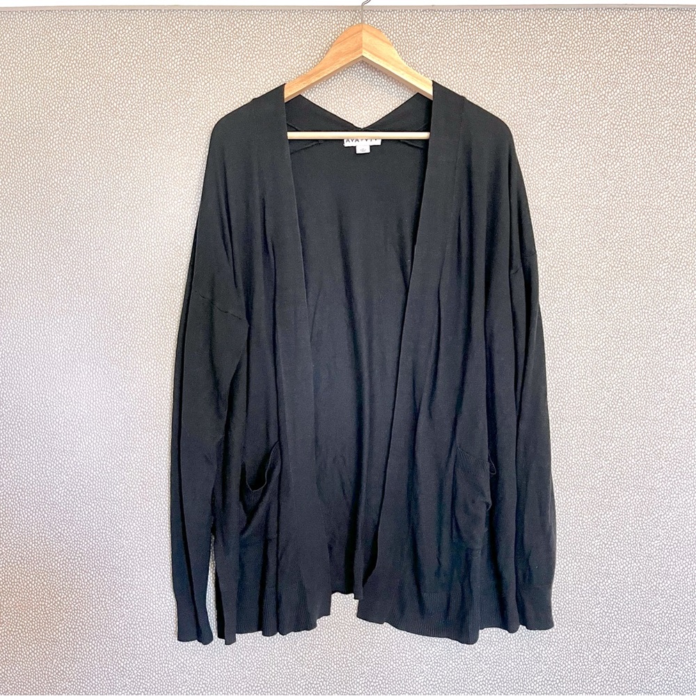 🆑 1X Ava & Viv Open Front Cardigan